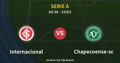 Internacional vs Chapecoense-sc 23/03