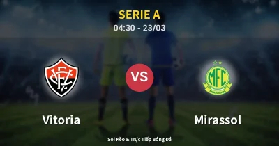 Vitoria vs Mirassol 23/03