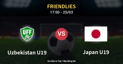 Uzbekistan U19 vs Japan U19 25/03