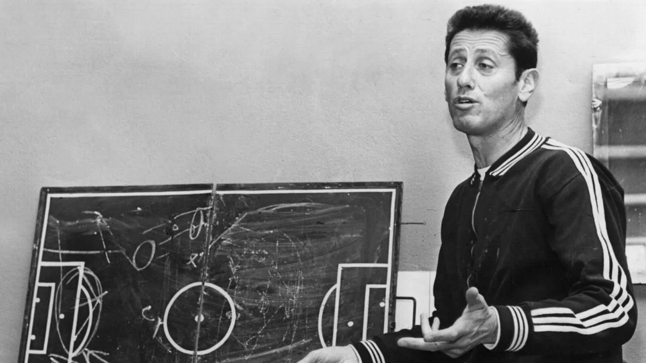 Schiaffino trong vai trò huấn luyện viên sau khi giải nghệ