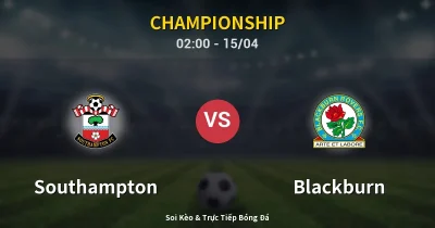 Southampton vs Blackburn 15/04