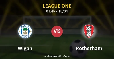 Wigan vs Rotherham 15/04