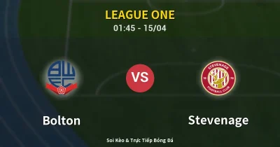 Bolton vs Stevenage 15/04